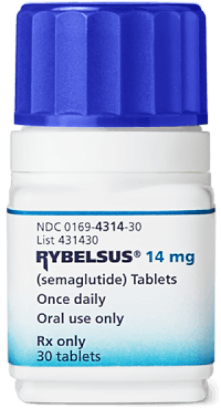 RYBELSUS® (semaglutide) 14 mg bottle