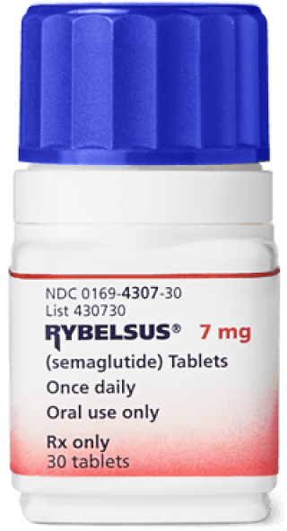 RYBELSUS® (semaglutide) 7 mg bottle